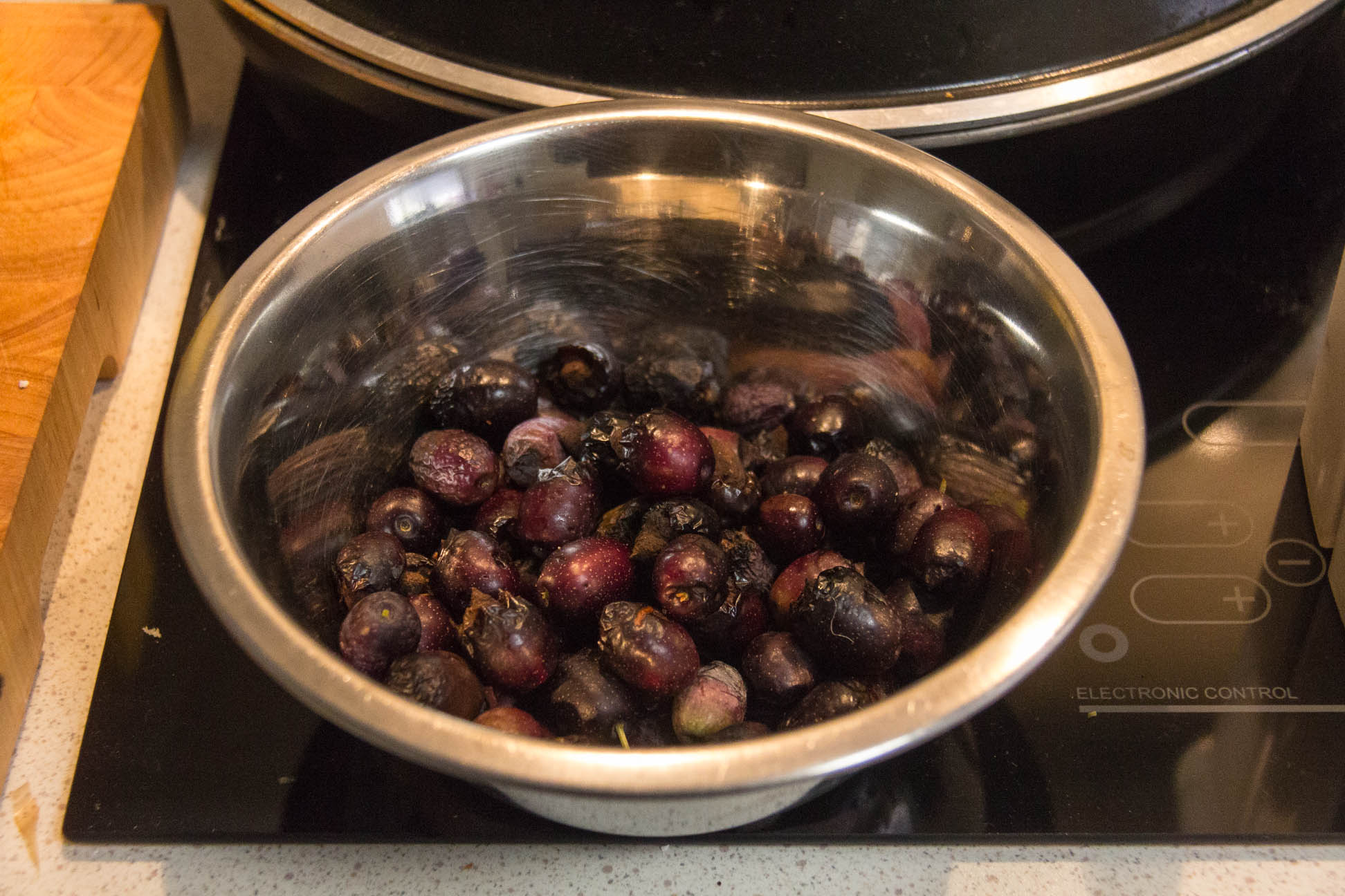 12/04/15 Day 1: Picking olives and separating them into different categories such as whole, green, shriveled and half eaten 