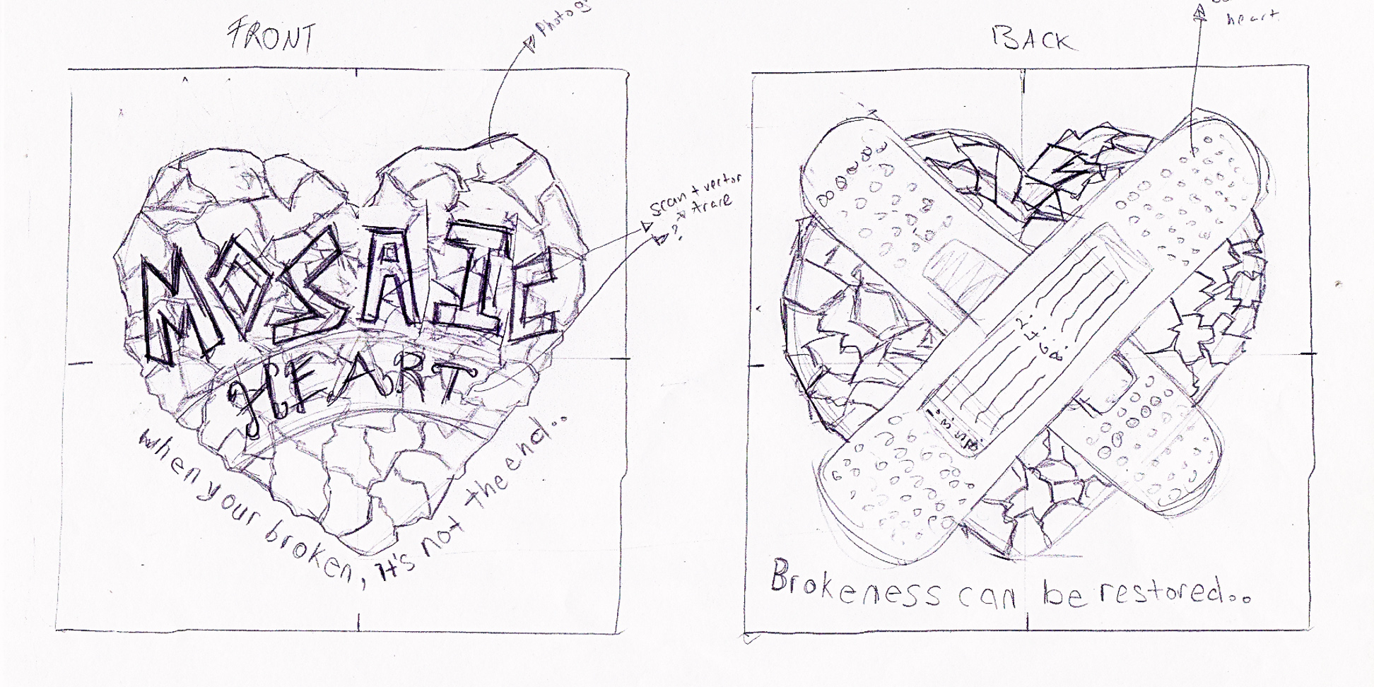 Mosaic Heart Concept Design