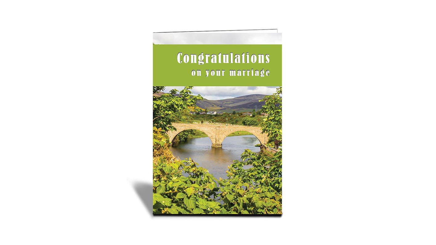 C14 Heart Bridge, Uk | Nature | Inspirational Photo Greeting Cards With Text | Congratulations on your marriage